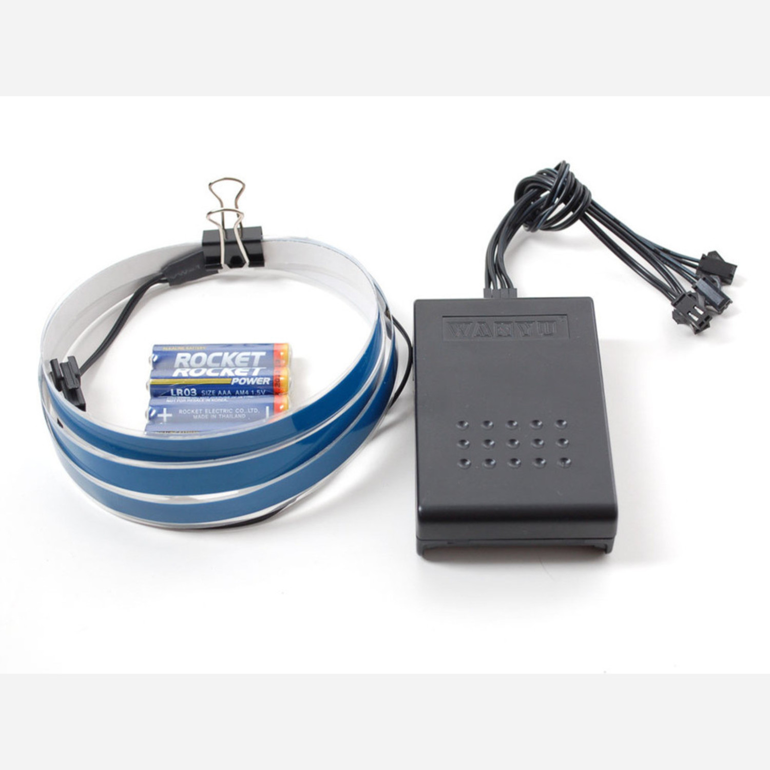 Electroluminescent (EL) Tape/Strip Starter Pack 100cm Blue