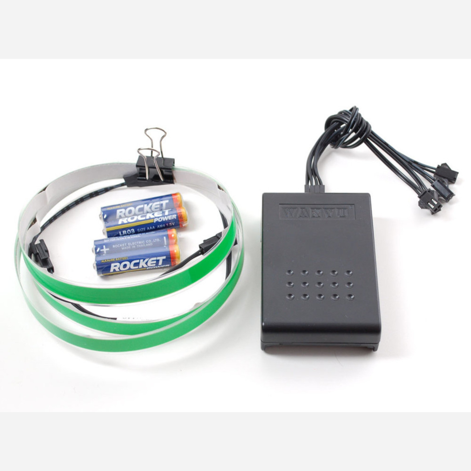 Electroluminescent (EL) Tape/Strip Starter Pack 100cm Green