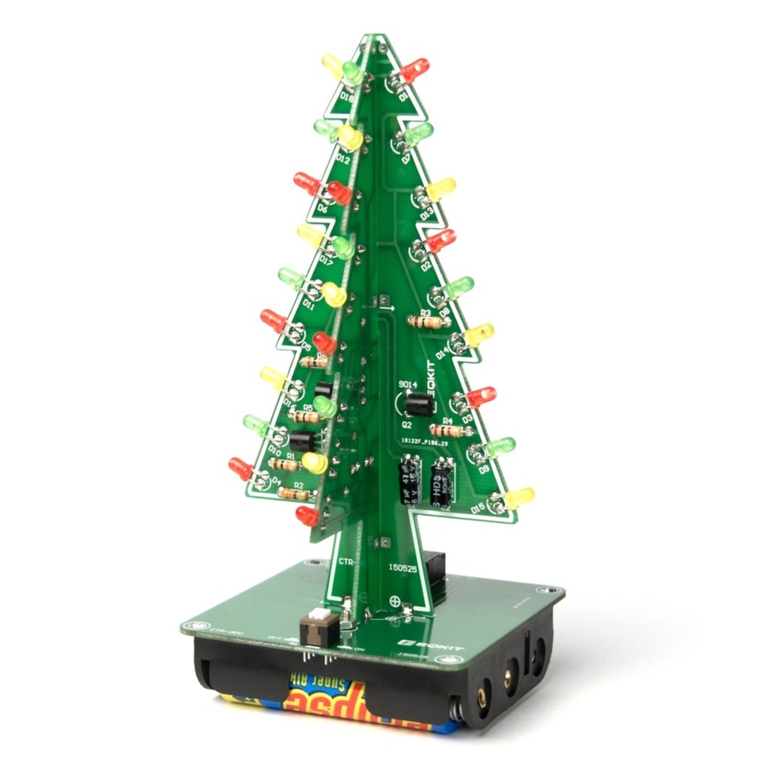 LED Christmas Tree Learn To Solder Kit Australia Little Bird