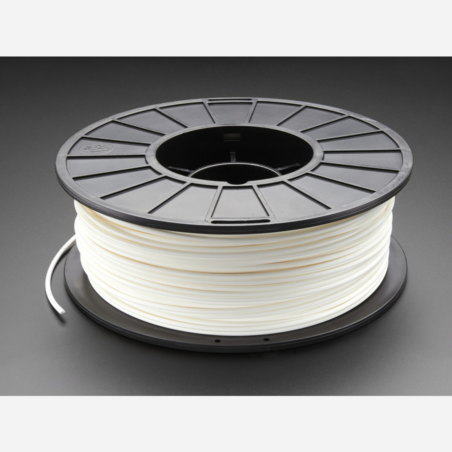 PLA Filament for 3D Printers - 3mm Diameter - White - 1KG ...