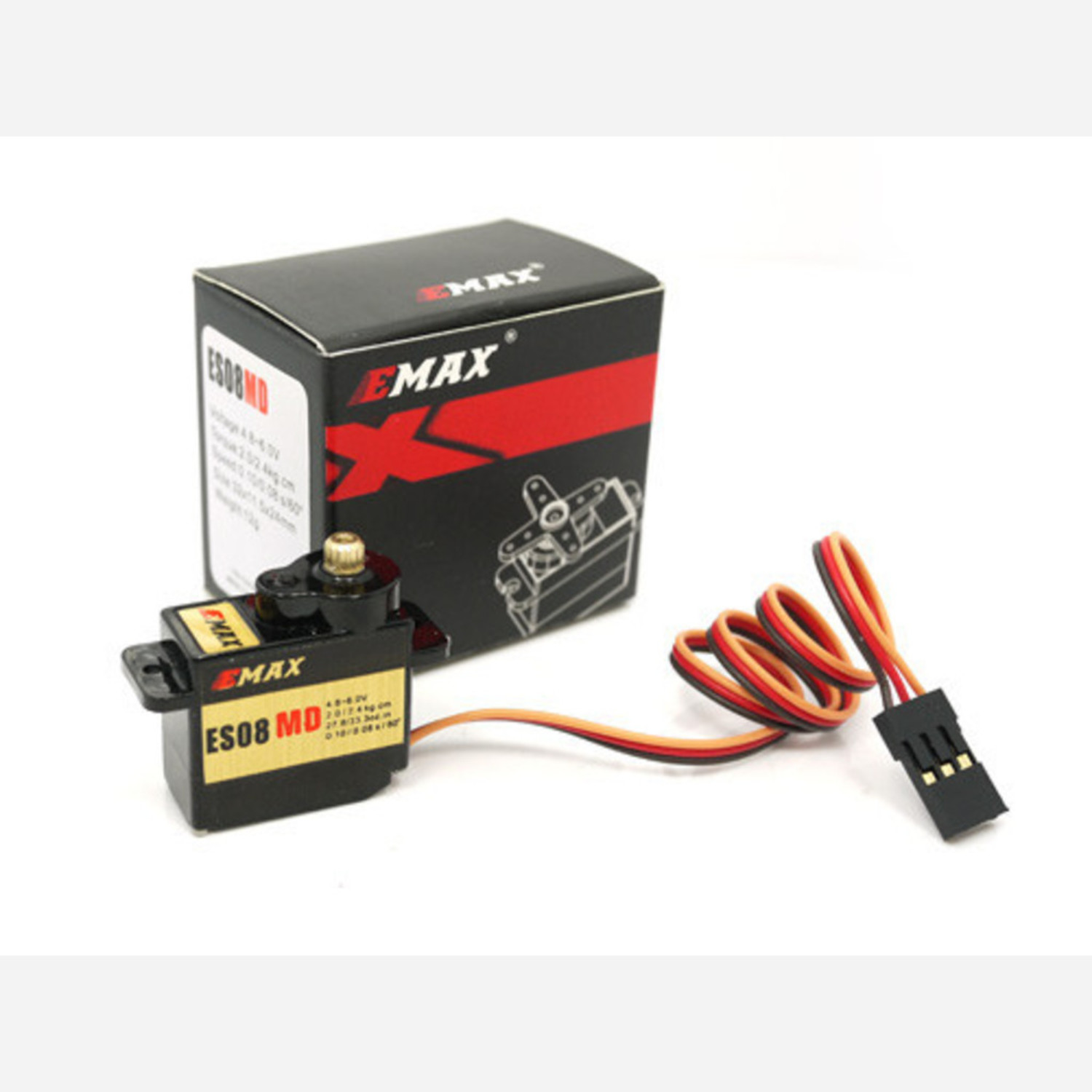 EMax 12g ES08MD high Sensitive servo Australia Little Bird