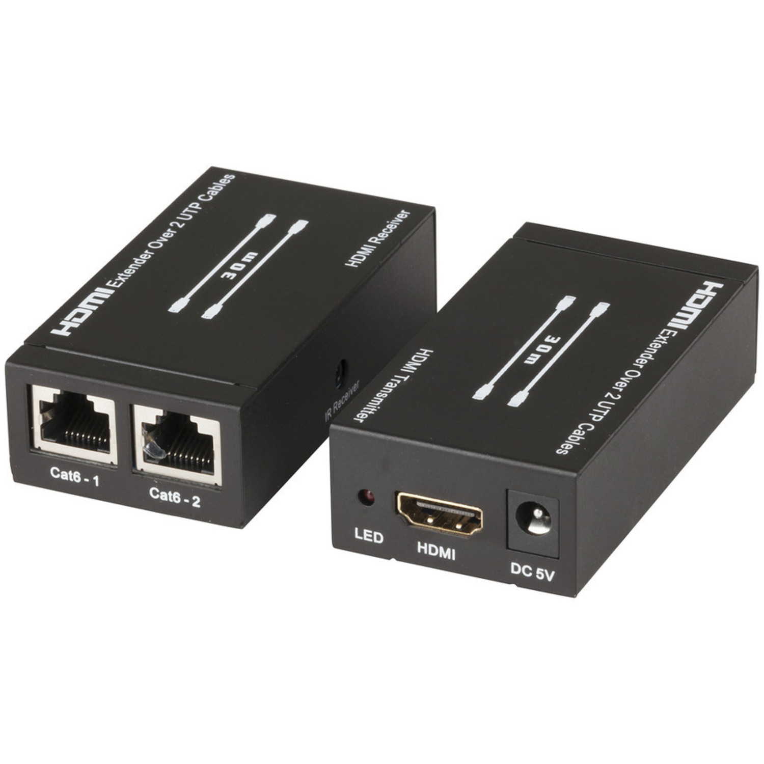 HDMI Over 2 x Cat5e/6 30m with IR Extender Australia Little Bird