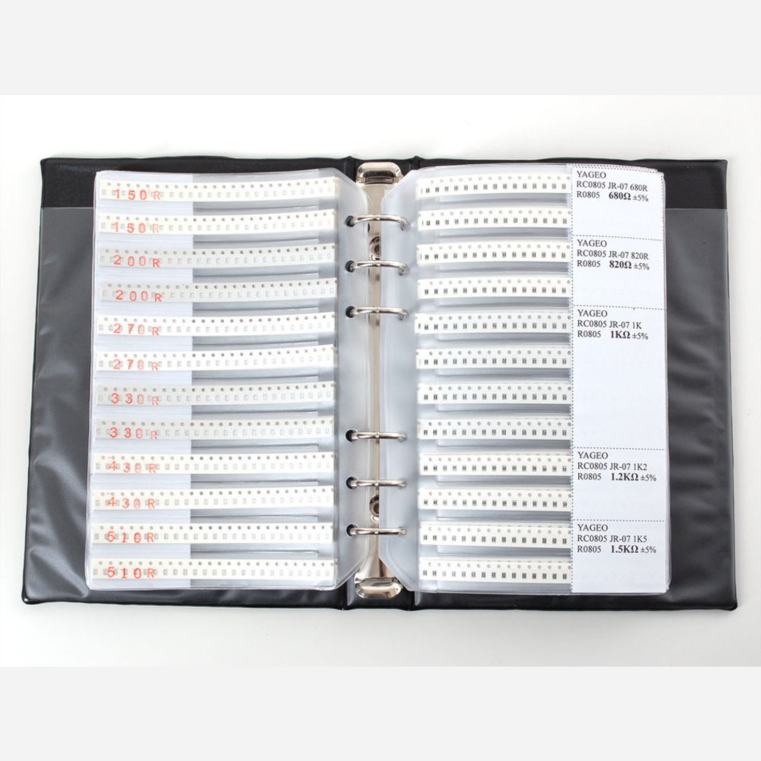 SMT/SMD 0805 Resistor and Capacitor Book 3725 pieces Australia