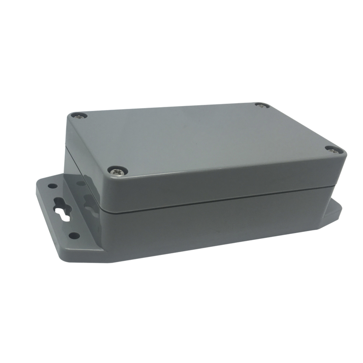 IP65 Sealed ABS Enclosures Dark Grey with Mounting Flange