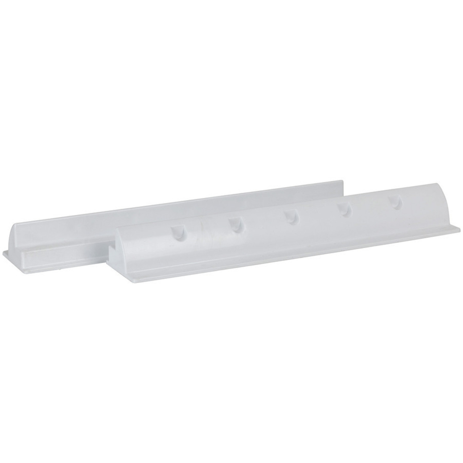 White ABS Solar Panel Spoiler Mounting Brackets Pair Australia