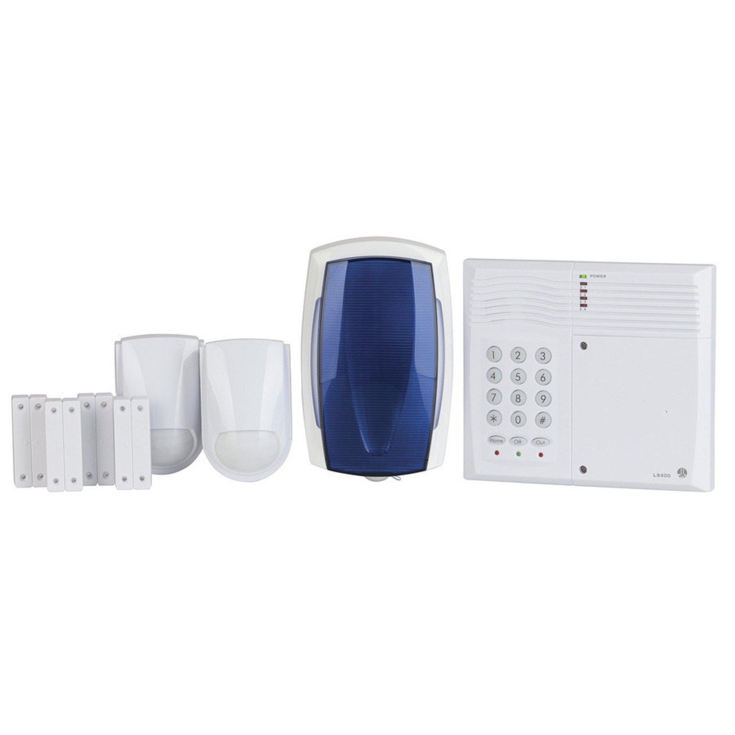 Four Zone Security Alarm System with 2 Wire Technology Australia