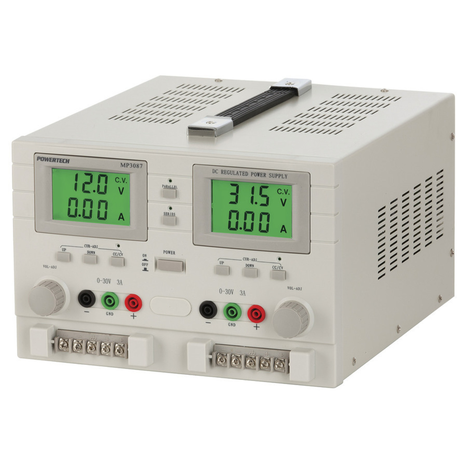 0 to 32VDC Dual Output, Dual Tracking Laboratory Power Supply Australia