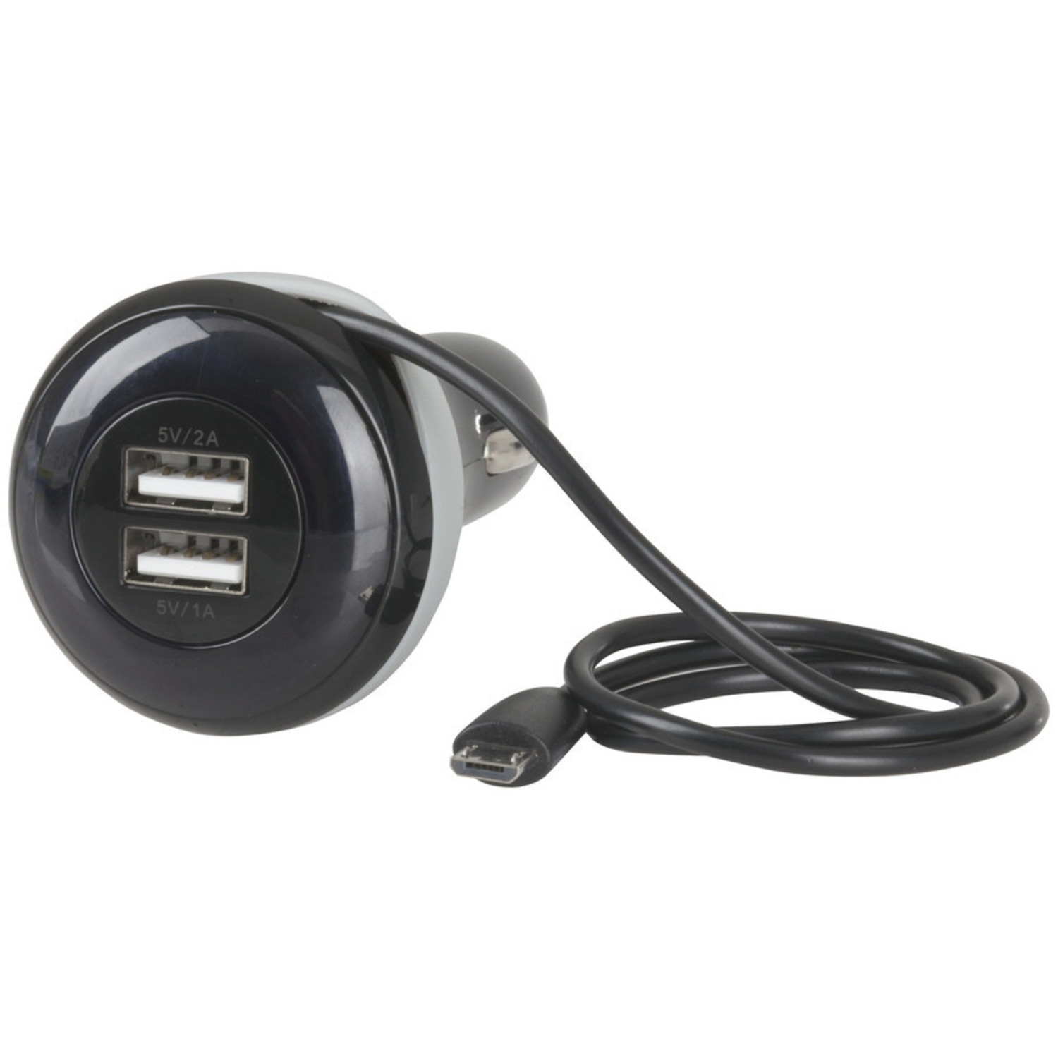 4.2A USB Car Charger with Micro USB Lead and 2 x USB Sockets Australia