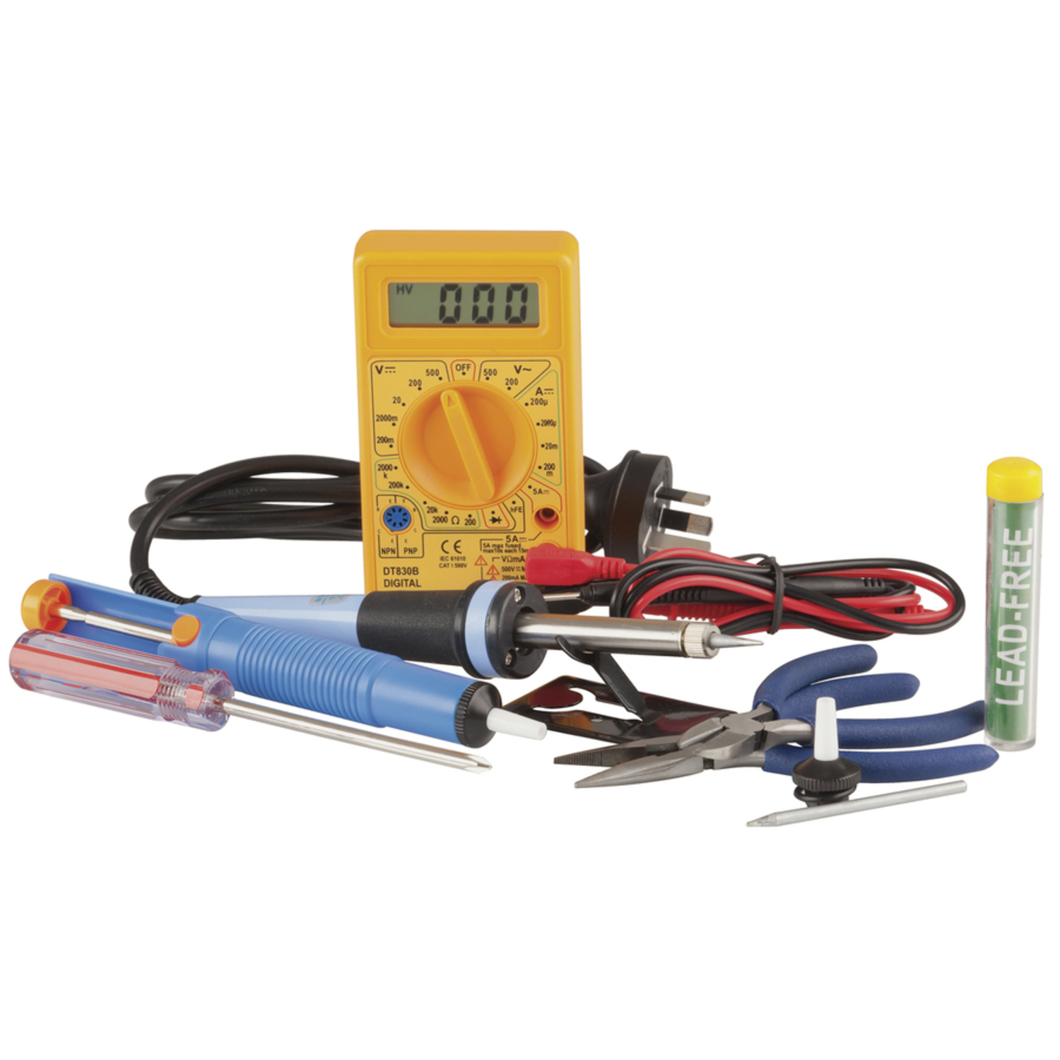25W Soldering Iron Starter Kit with DMM Australia Little Bird