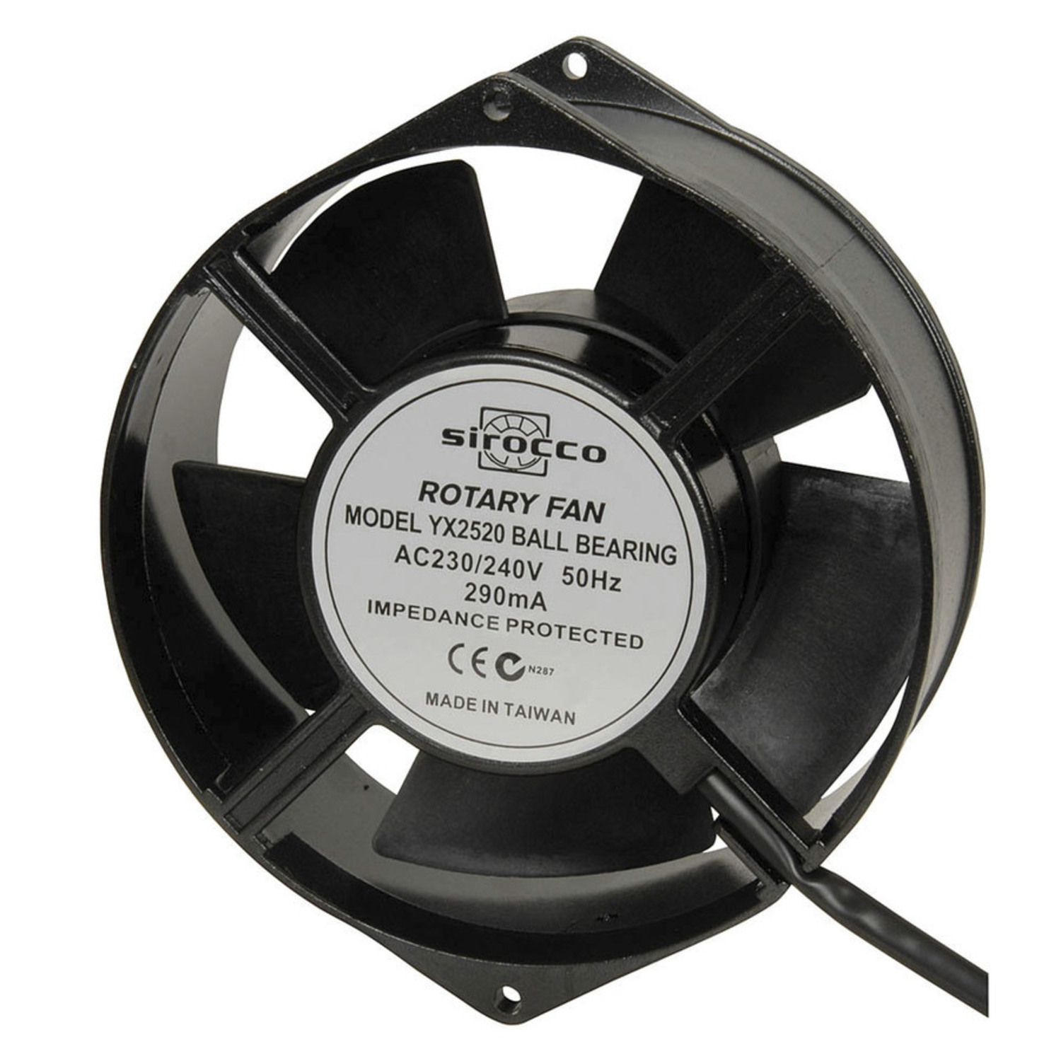 150mm 240VAC Fan - Ball Bearing Australia - Little Bird