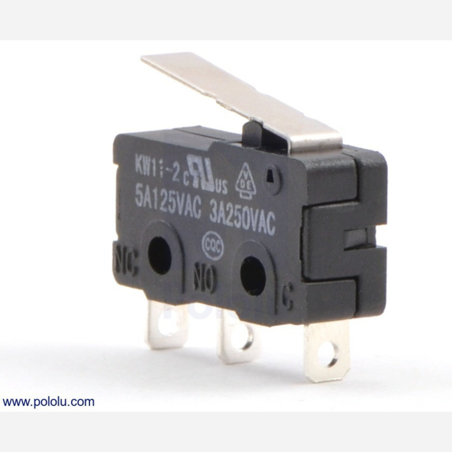SnapAction Switch with 16.7mm Lever 3Pin, SPDT, 5A Australia
