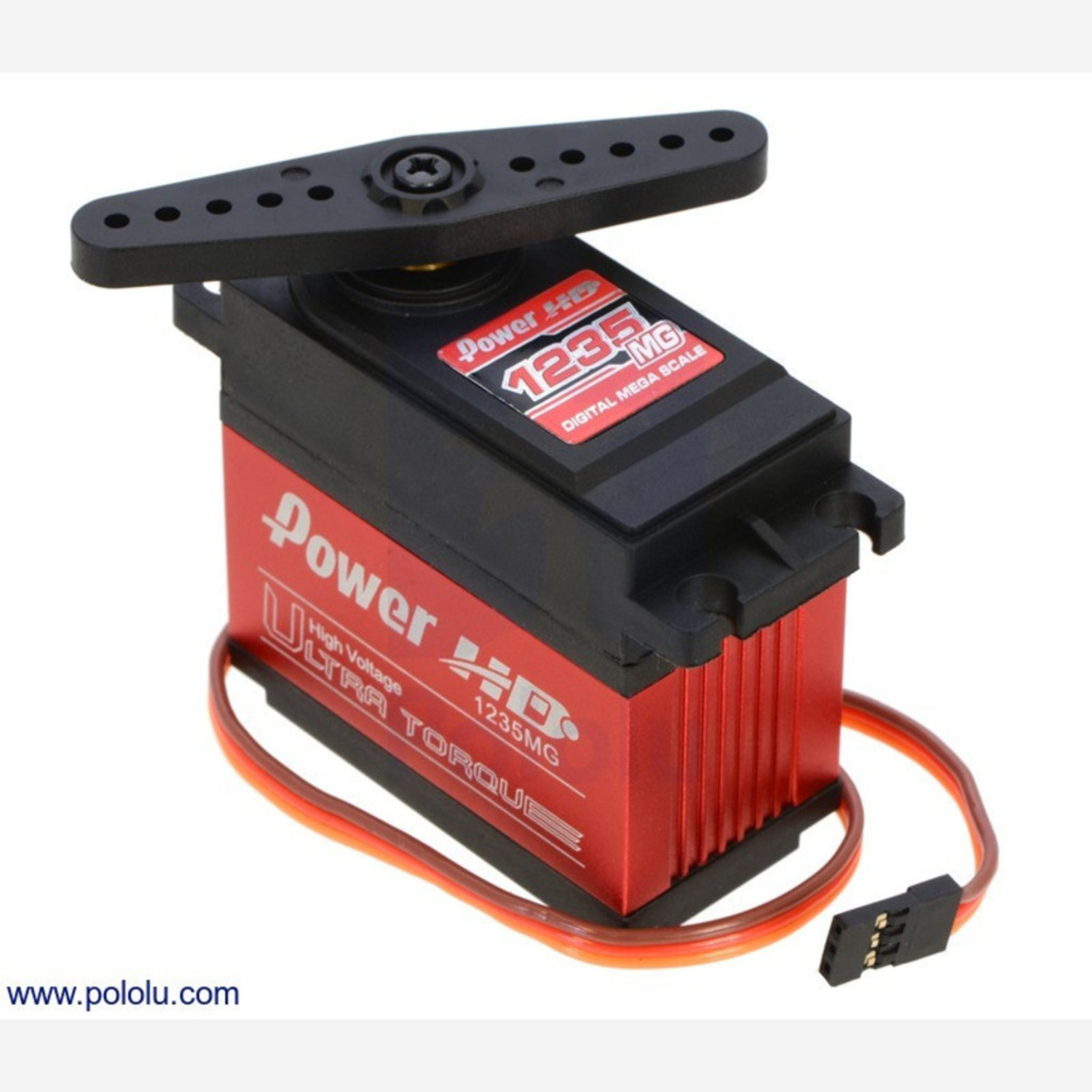 Power HD UltraHighTorque, HighVoltage Digital Giant Servo HD1235MG