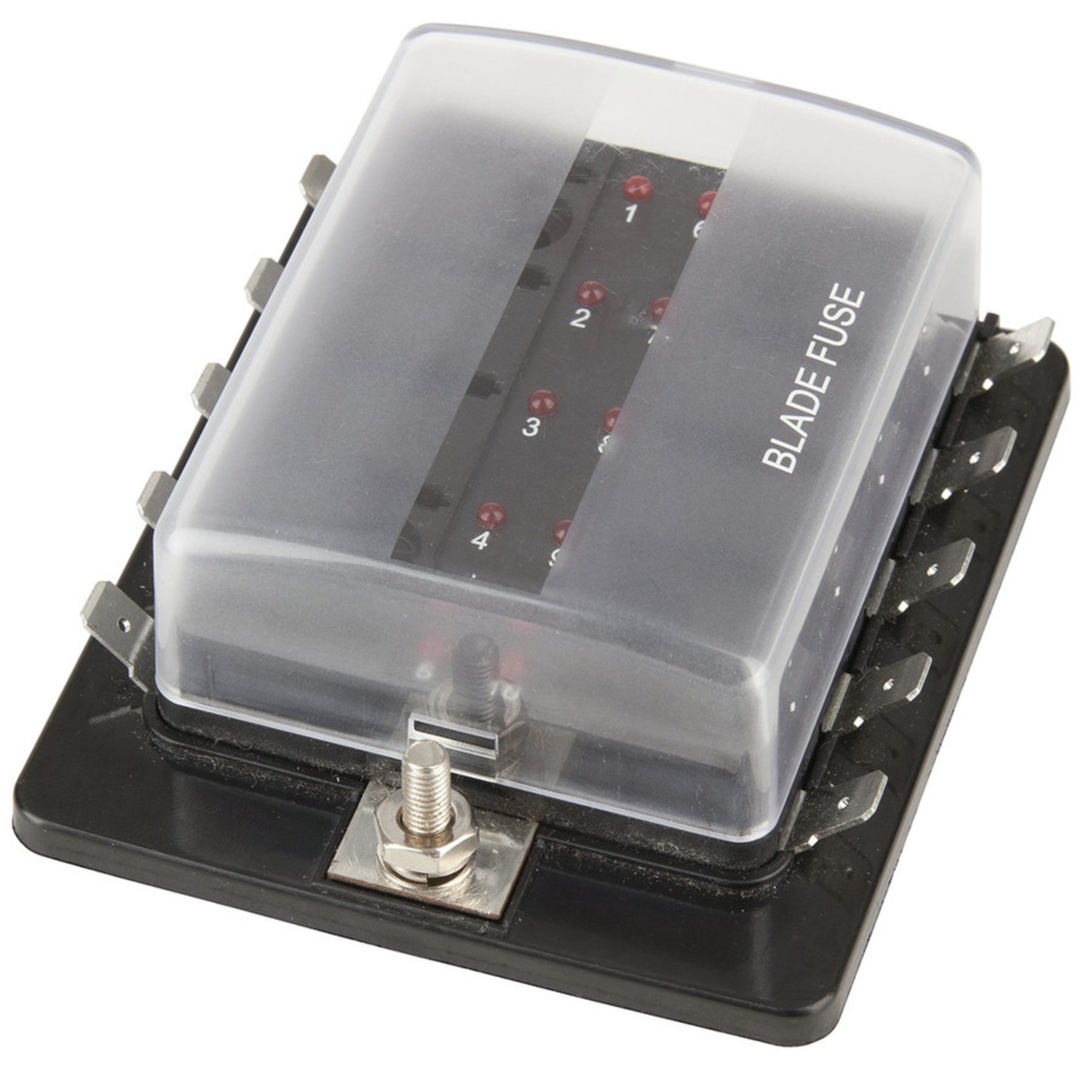 10 Way Blade Fuse Block with LED Indicators Australia Little Bird