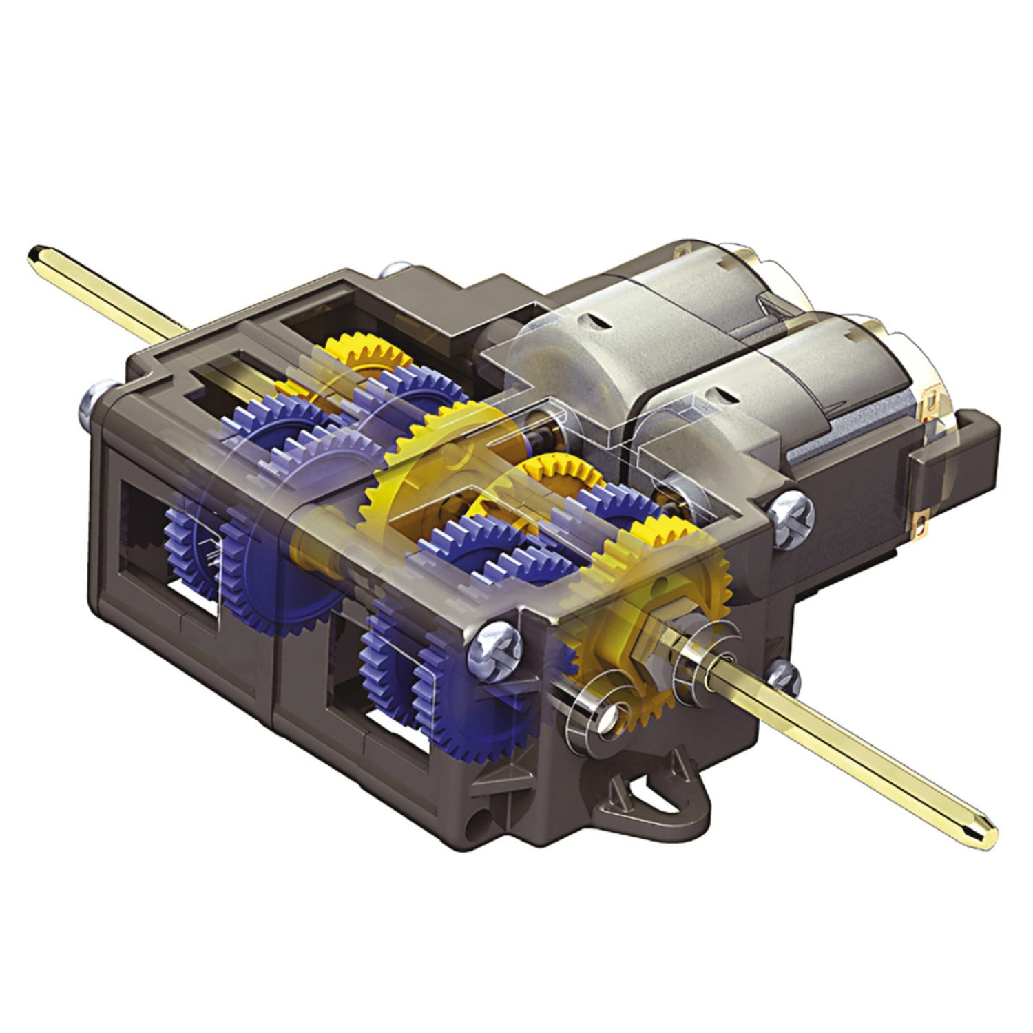 Double Motor Independent 4 Speed Gearbox / Axle Assembly Australia