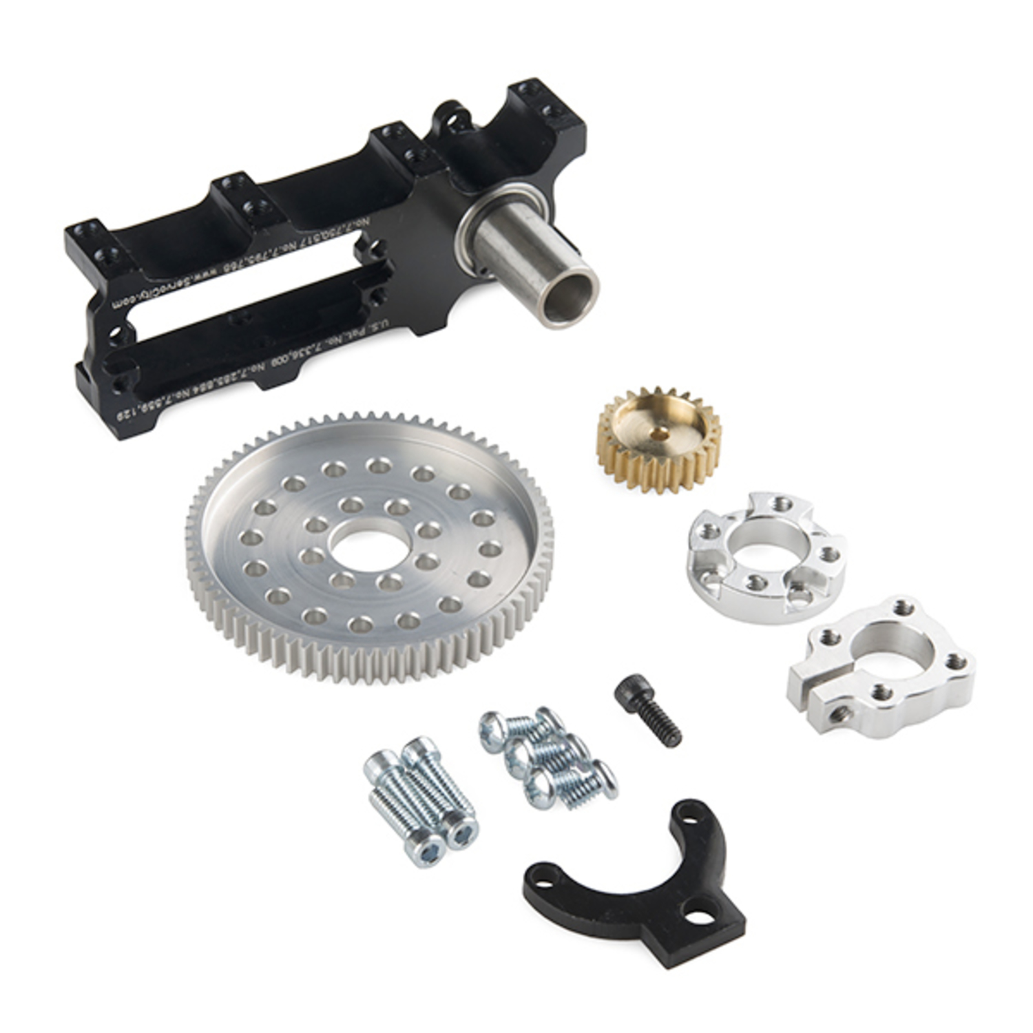Channel Mount Gearbox Kit Continuous Rotation (21 Ratio) Australia